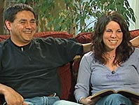 Richard and his wife, Melody, on Tribal Trails TV.